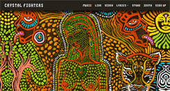 Desktop Screenshot of crystalfighters.com